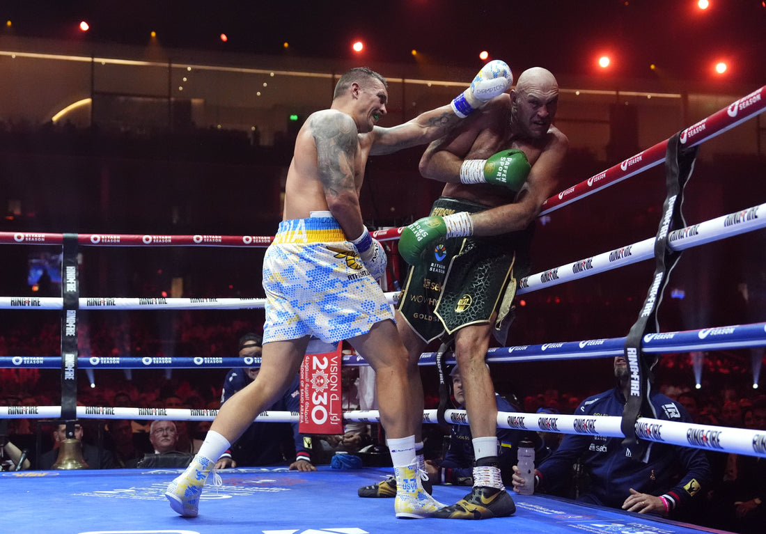 Oleksandr Usyk: A Tribute in Purple and Green