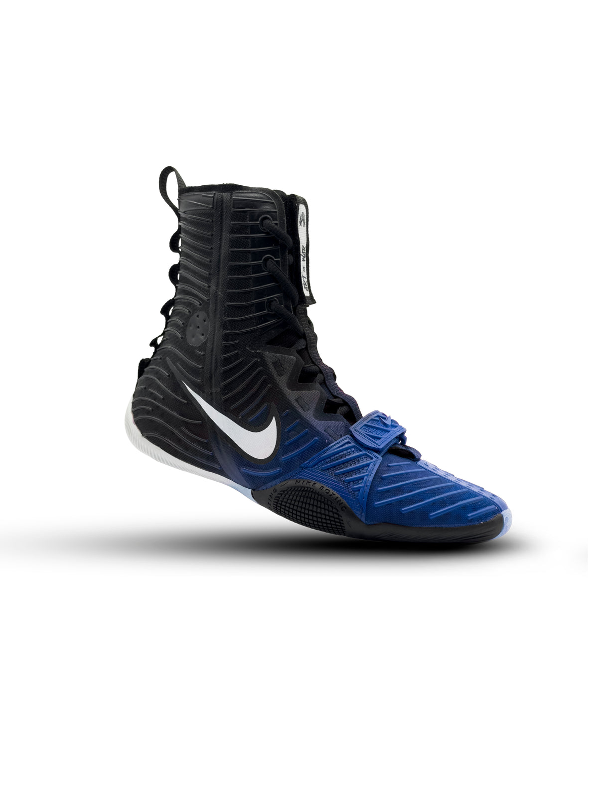 Shadow Royal Toe custom HyperKO 3 boxing boot by Art of War Studio