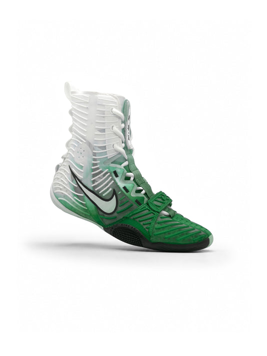 Shamrock Toe custom HyperKO 3 boxing boot by Art of War Studio