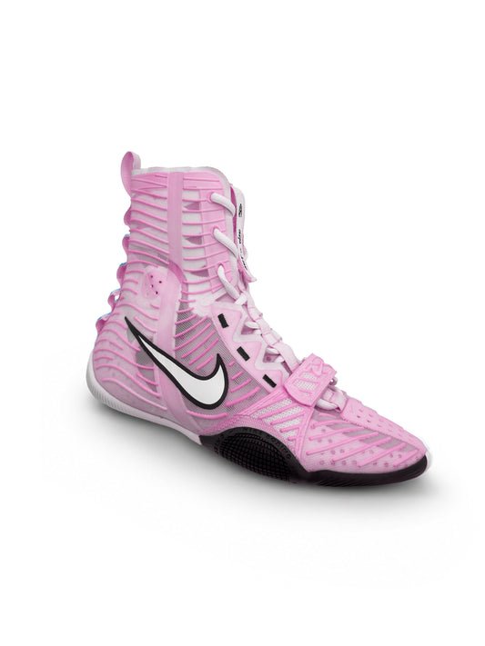 Powder Pink custom HyperKO 3 boxing boot by Art of War Studio