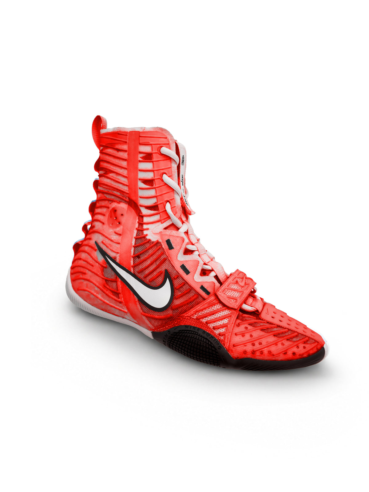 Coral custom HyperKO 3 boxing boot by Art of War Studio