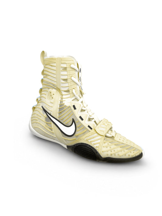 Butter Yellow custom HyperKO 3 boxing boot by Art of War Studio